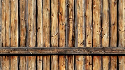 Rustic Brown Wooden Fence Panel Texture Background Weathered Wood Grain Detail