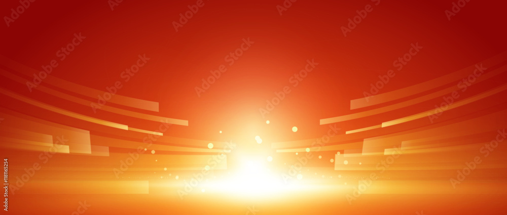 Wall mural abstract red background with lines