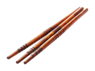 Chopsticks holding sushi on culinary delight food minimalist style close-up view gourmet experience isolated on transparent background png