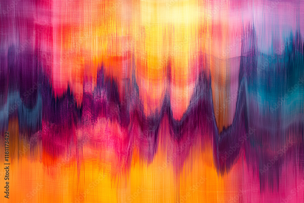 Poster vibrant hues abstract: a mesmerizing abstract artwork featuring a dynamic interplay of vibrant color