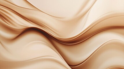 Fototapeta premium Abstract beige and brown wavy background.