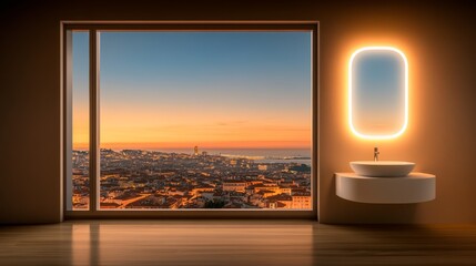 Breathtaking urban cityscape, a view of majestic buildings, towers and dynamic skyline