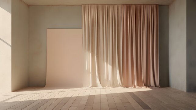 Elegant and versatile fabric material backdrop with smooth minimal textures and neutral colors ideal for clean modern photography setups product displays lifestyle and interior design shoots