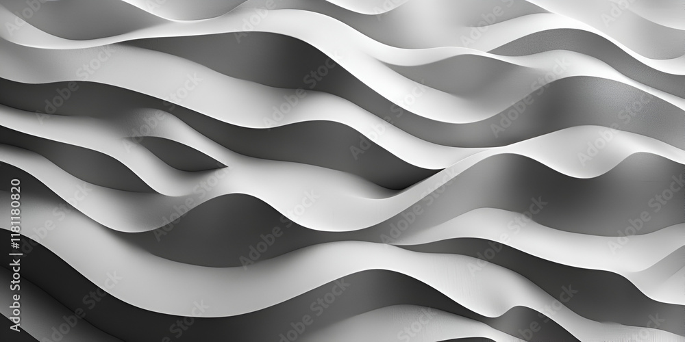 Poster abstract waves: a mesmerizing abstract background featuring a series of flowing, undulating lines in