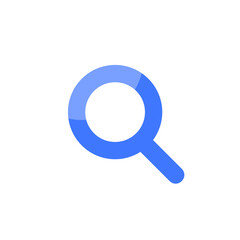 modern vector magnifying search icon web