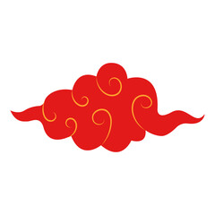  Cloud element, Chinese New Year vector illustration elements design, individual vector element design, vector eps