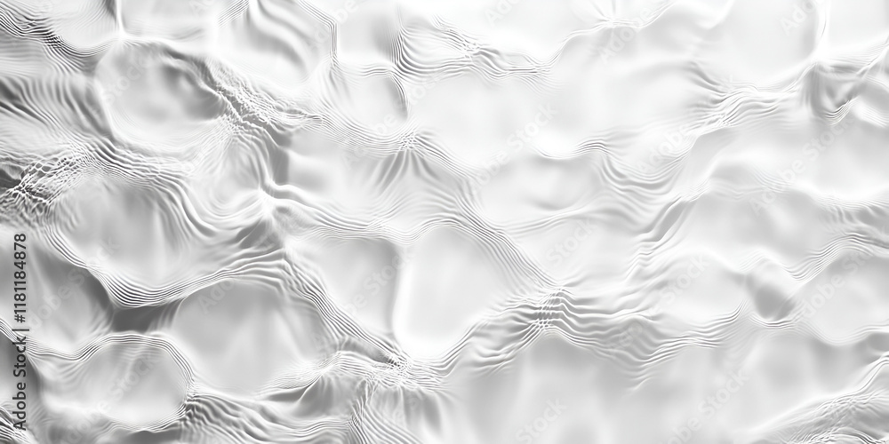 Poster abstract white texture: fluid, undulating forms create a mesmerizing grayscale abstract. perfect for