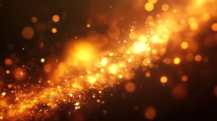 Golden Sparkle Abstract Background: Luxurious and Festive Design