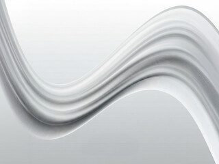 Abstract white wave with a flowing, dynamic texture creates a modern and elegant background