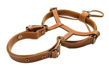 Obraz premium Minimalist Harness on transparent background PNG.