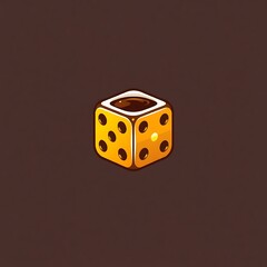 Golden Dice Icon 