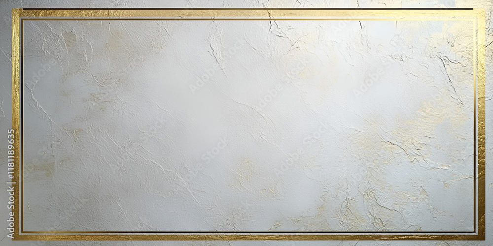 Poster golden frame: a timeless and elegant backdrop with a subtle textured surface, framed in gleaming gol