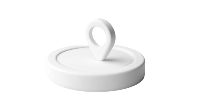 Location pin transparent background