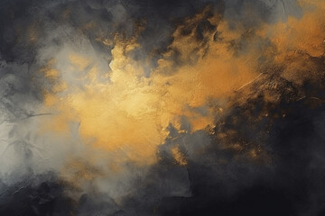 Fototapeta premium luxury, classicism, and a rough textured and seamless abstract backdrop with a color scheme of gold, gray, and orange, designed to convey