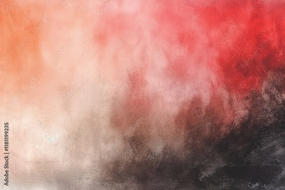 Poster a mesmerizing display of swirling red haze enveloping the atmosphere abstract watercolor background 