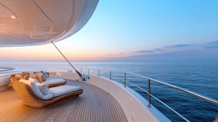 Embark on a luxurious yacht sailing trip with panoramic views of the open sea and stunning coastal landscapes.