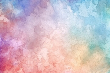 Abstract grainy art with smooth gradient transitions, soft pastel hues, and textured noise for a dreamy, retro-inspired look water color paper textured background with a variety of objects including 
