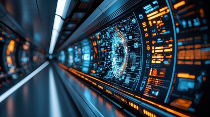 Futuristic highway advertising immersive digital billboard location