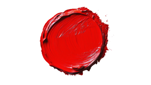 Abstract paint circle transparent background - Powered by Adobe