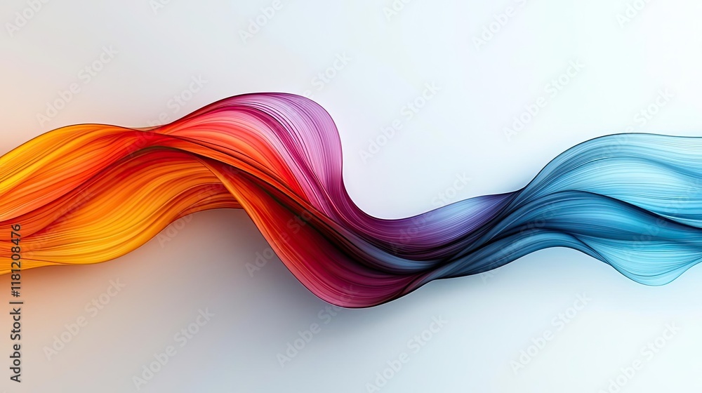 Poster scenery abstract background concept. abstract colorful wave design with smooth gradients and a moder