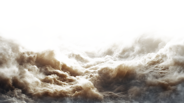 Sand flying explosion, Golden grain wave explode. Abstract cloud fly. Yellow colored sand splash throwing in Air. on transparent background