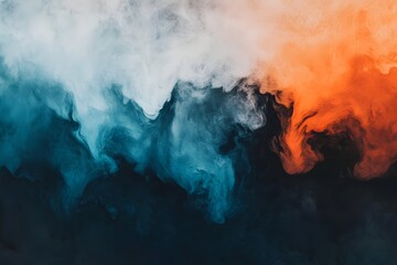 Abstract Colors Swirl Deeply, Vividly