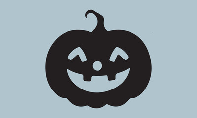 pumpkin fall Halloween silhouette vector illustration-pumpkin fall T-shirt design, Vector typography for posters, stickers, Cutting Cricut and Silhouette,  file, banner, card Templet, flyer and