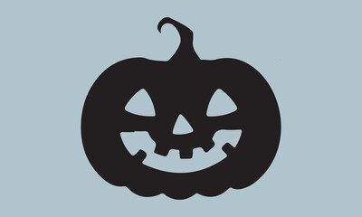 pumpkin fall Halloween silhouette vector illustration-pumpkin fall T-shirt design, Vector typography for posters, stickers, Cutting Cricut and Silhouette,  file, banner, card Templet, flyer and