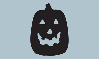 pumpkin fall Halloween silhouette vector illustration-pumpkin fall T-shirt design, Vector typography for posters, stickers, Cutting Cricut and Silhouette,  file, banner, card Templet, flyer and