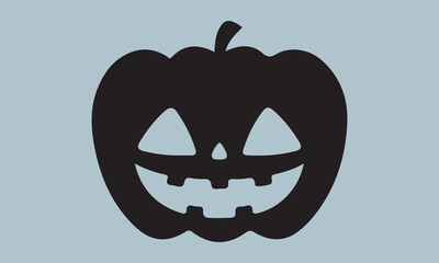 pumpkin fall Halloween silhouette vector illustration-pumpkin fall T-shirt design, Vector typography for posters, stickers, Cutting Cricut and Silhouette,  file, banner, card Templet, flyer and