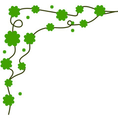 St Patricks Day Corner Decoration