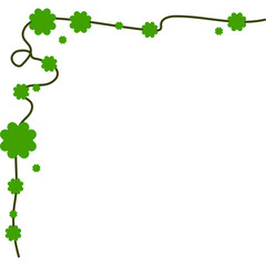 St Patricks Day Corner Decoration