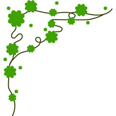 St Patricks Day Corner Decoration