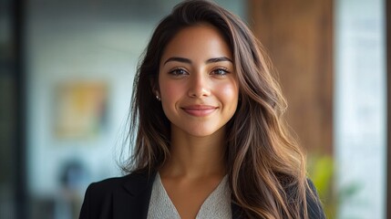 Naklejka premium Portrait of a Confident Young Latina Entrepreneur