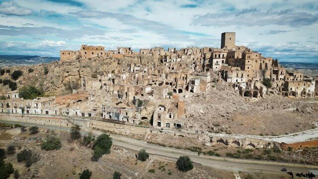 Craco the abandoned ghost town in italy