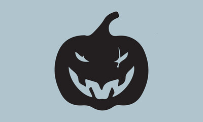 pumpkin fall Halloween silhouette vector illustration-pumpkin fall T-shirt design, Vector typography for posters, stickers, Cutting Cricut and Silhouette,  file, banner, card Templet, flyer and