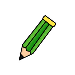 green colored pencil