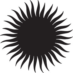 Sunshine Silhouette vector art