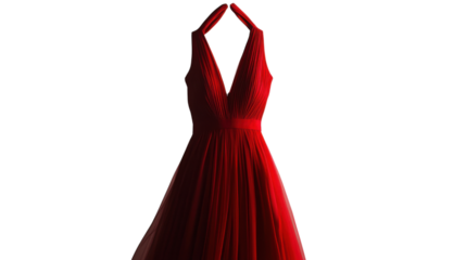 Women's elegant dress transparent background