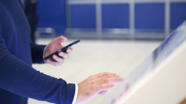 The air travel experience at a selfservice kiosk enhances passenger convenience and efficiency
