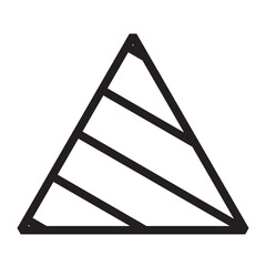 triangle Line Icon