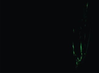 Creative Unique Vector Abstract Art design Green