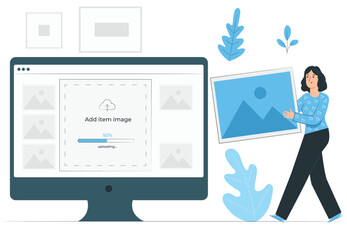 Infographic people and elements vector illustration