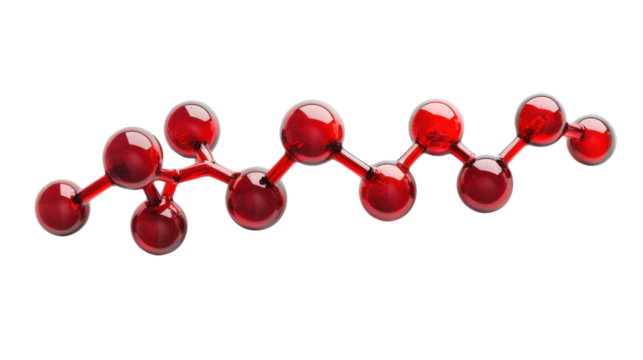 Molecular and DNA model transparent background
