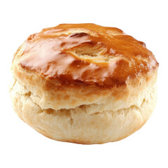 Delicious Scone Bread on White Background on transparent PNG background.