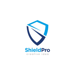 Creative Shield Concept Logo Design Template
