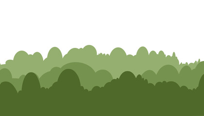 Obraz premium Minimalist Green Foliage Illustration