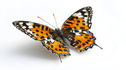 Obraz premium vibrant butterfly with colorful wings and realistic details, showcasing beauty and nature artistry