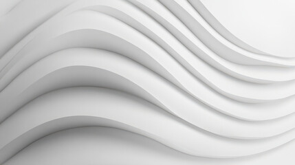 Obraz premium white wave texture smooth surface abstract shape