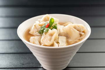Chinese cuisine, dumplings in a bowl